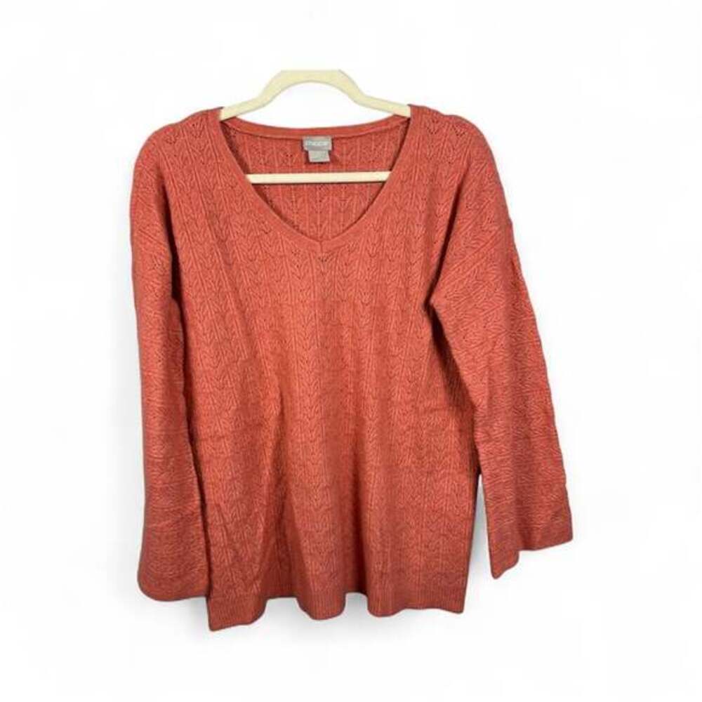 Chico's Pink Detail Sweater Size Medium